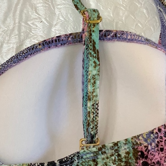 Lisa Blue RAINBOW SERPENT Ruched 1pc - Multi (#22) - Picture 8 of 13